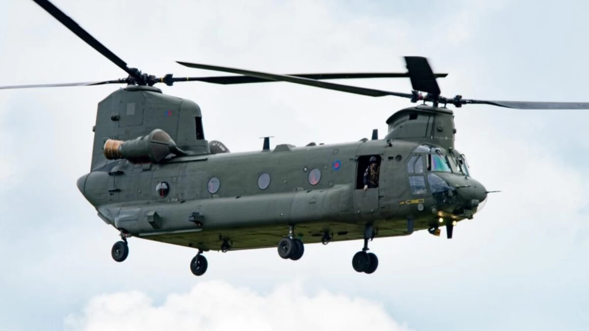 gray helicopter