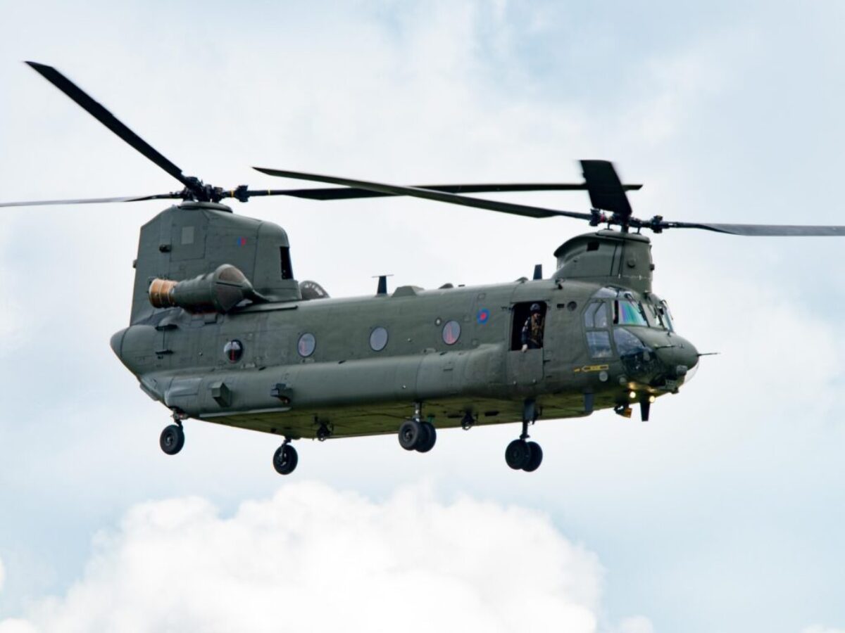 gray helicopter