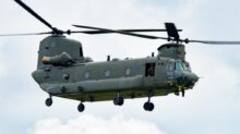 gray helicopter