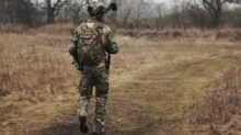 man walking on brown grass field
