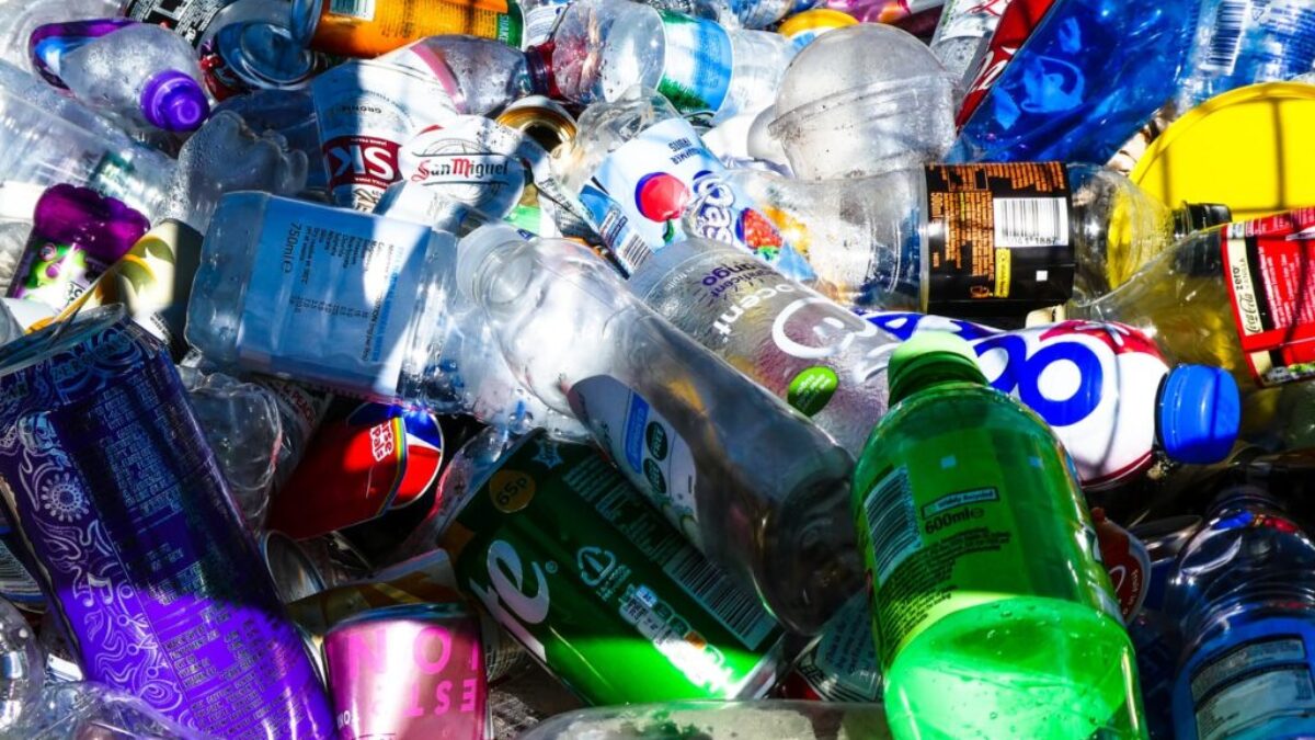sprite plastic bottle on table