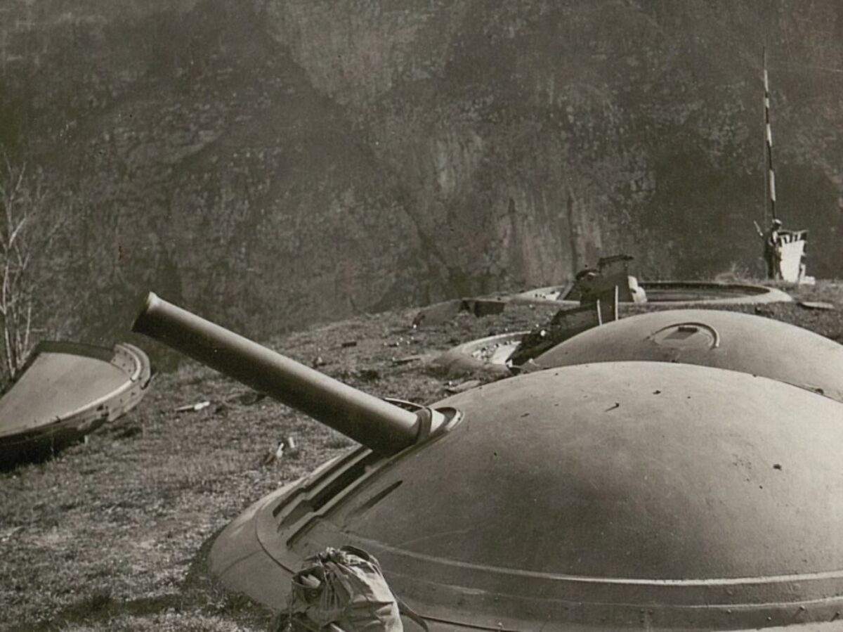 grayscale photography of war cannons