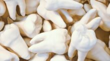 white flower petals on white textile