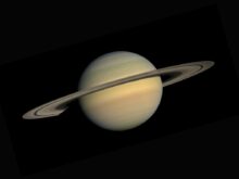 Saturn and its rings