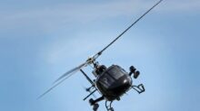 Helicopter on Side Ways