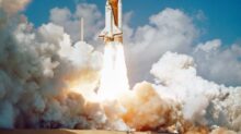 Space Shuttle Challenger launches from Kennedy Space Center