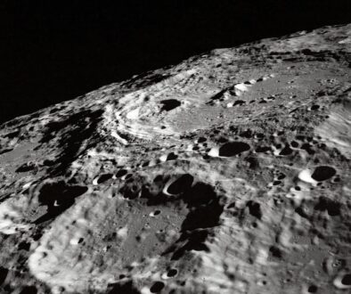 photo of moon surface