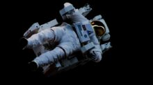 astronaut floating in space