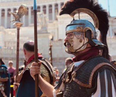 people wearing medieval costumes during day