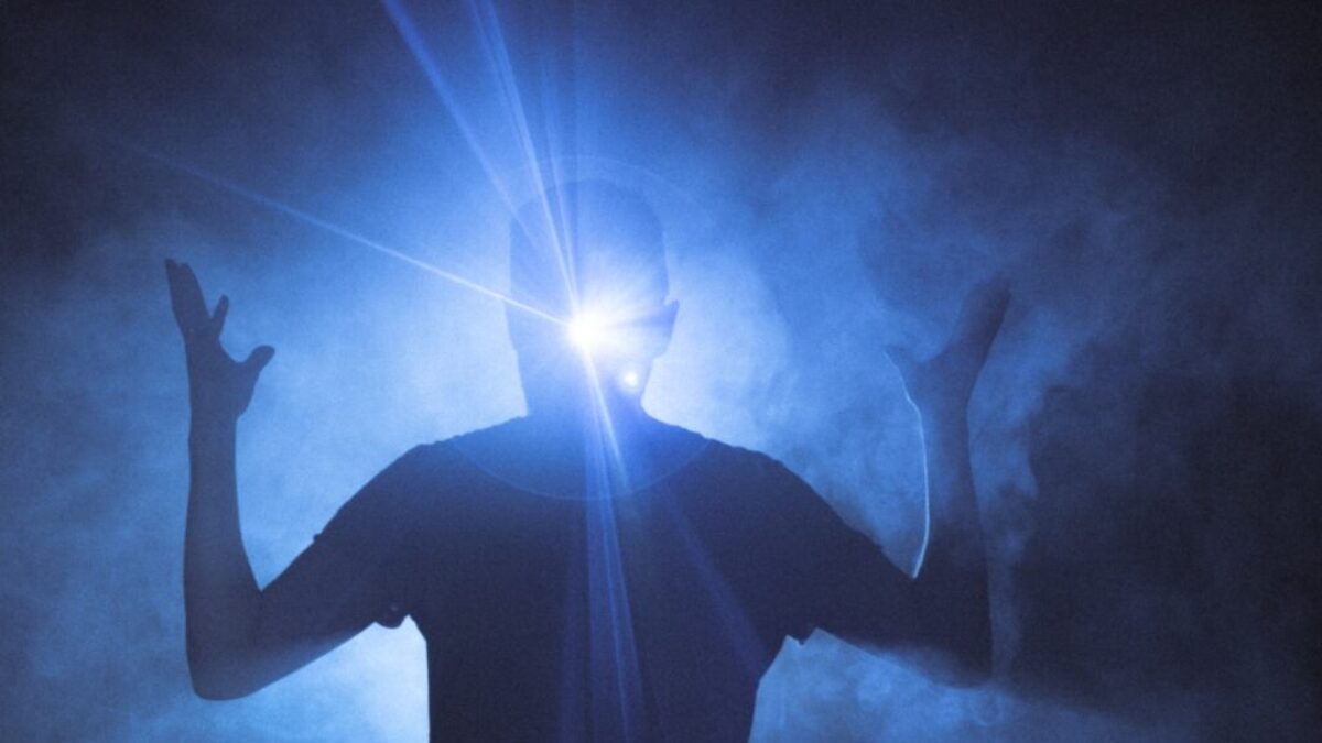 silhouette of man