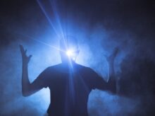 silhouette of man