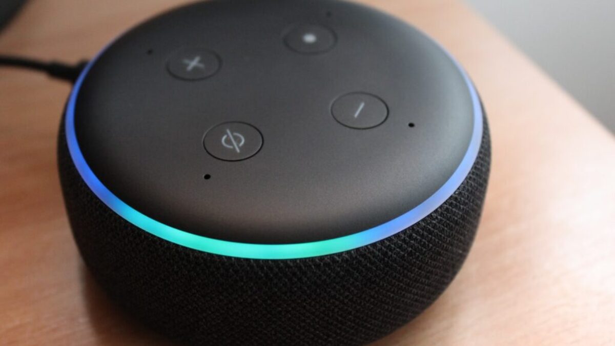 3rd gen. black Amazon echo dot speaker