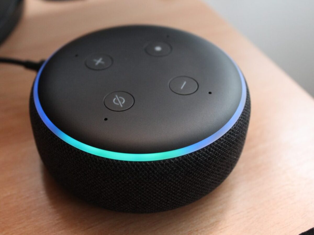 3rd gen. black Amazon echo dot speaker