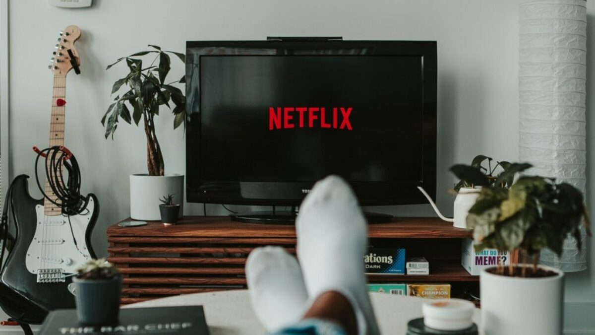 black flat screen tv turned on displaying 11