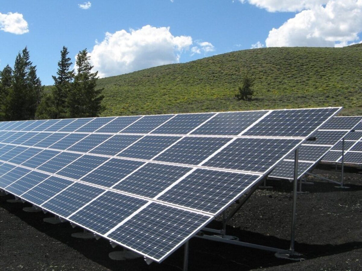 Black and Silver Solar Panels