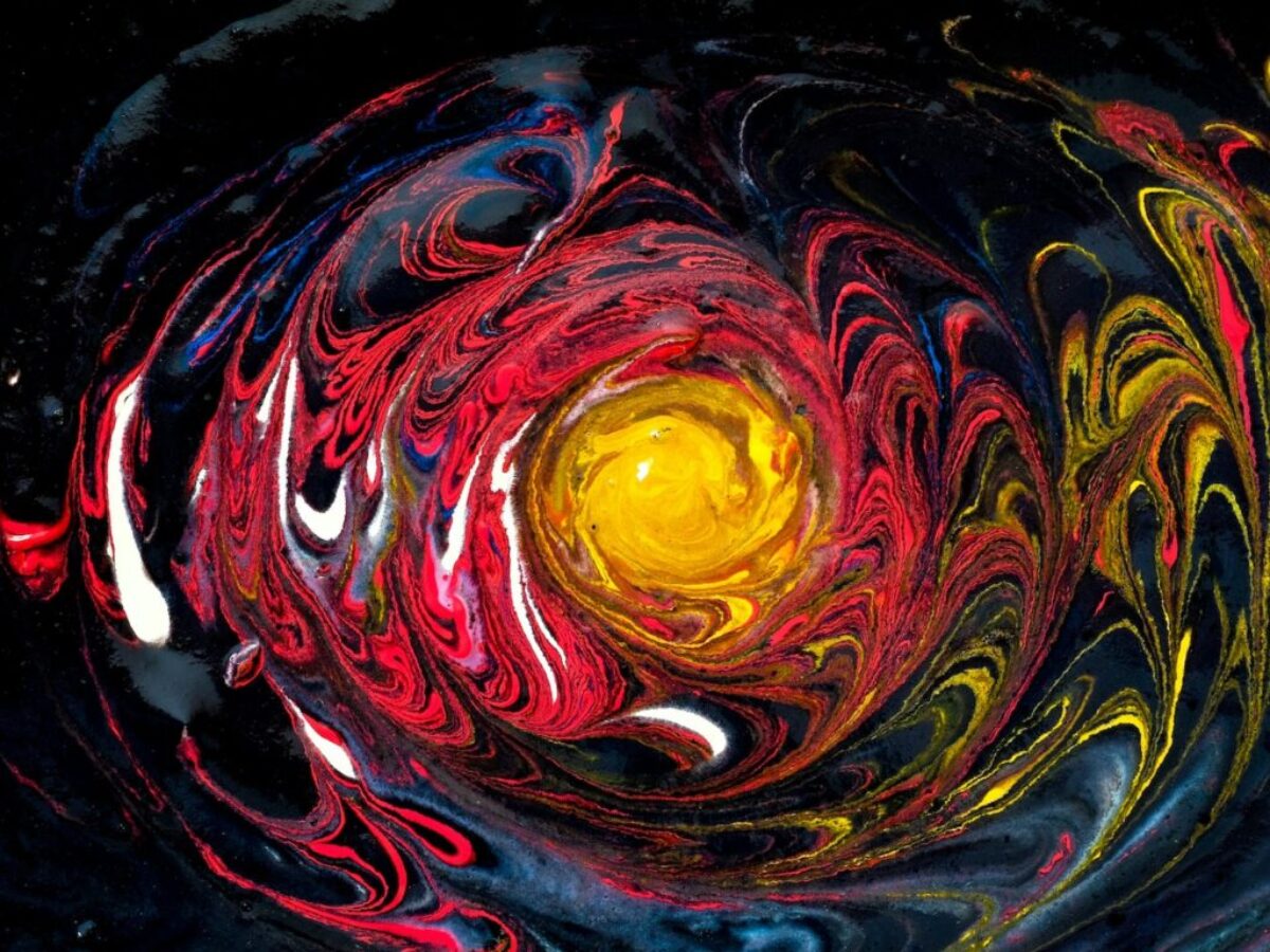 multicolored abstract painting