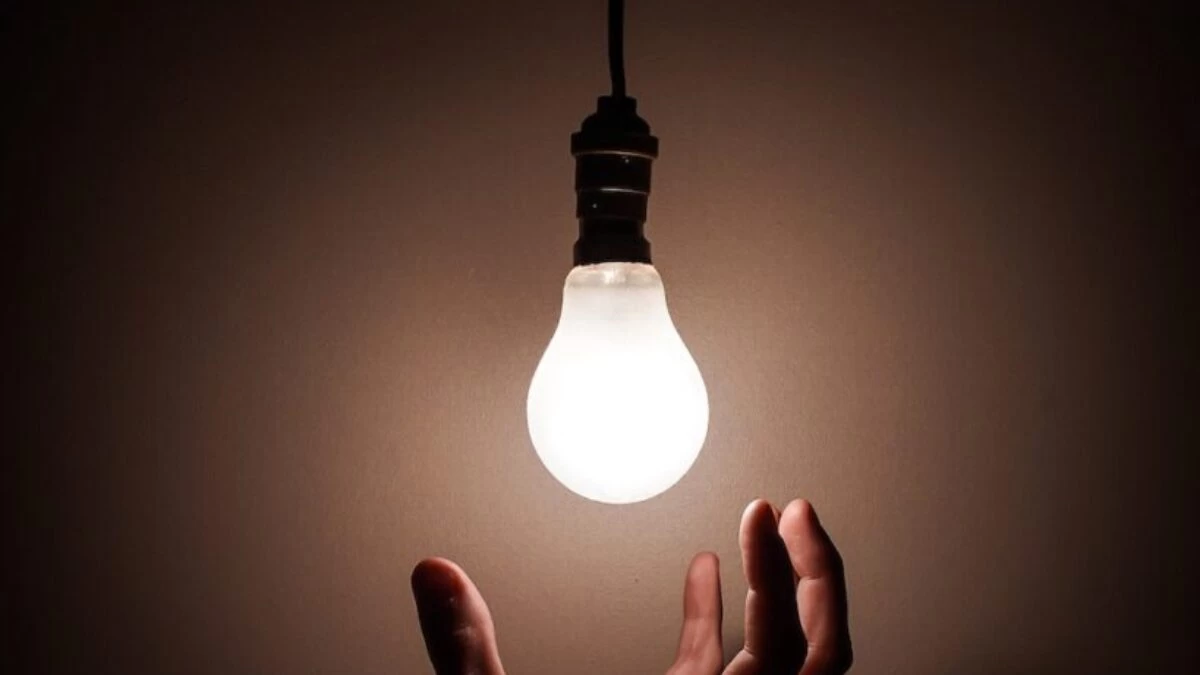 Person Holding White Light Bulb