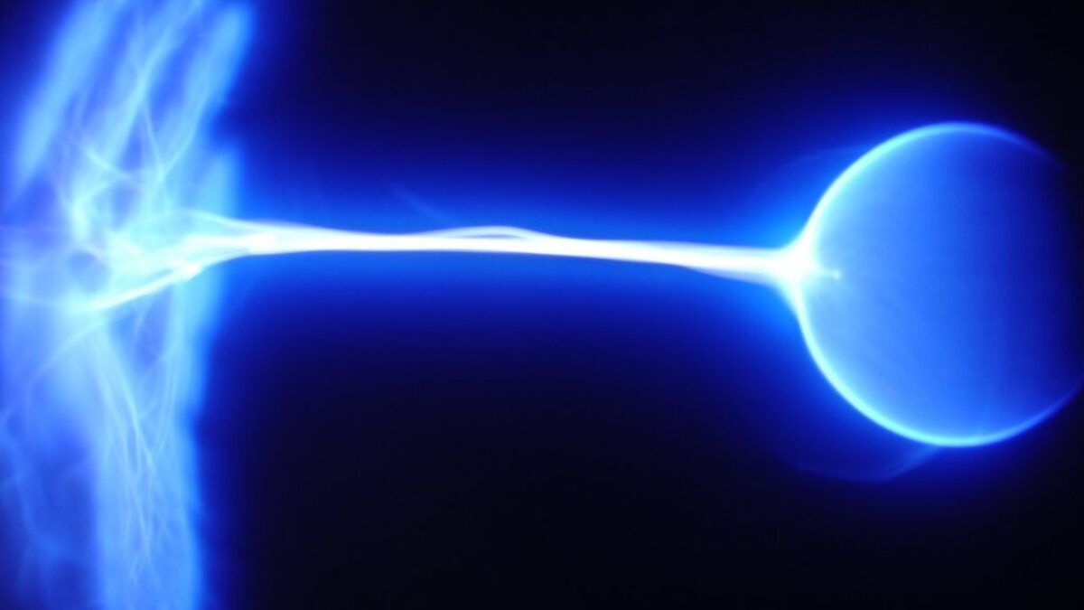 blue and white light illustration