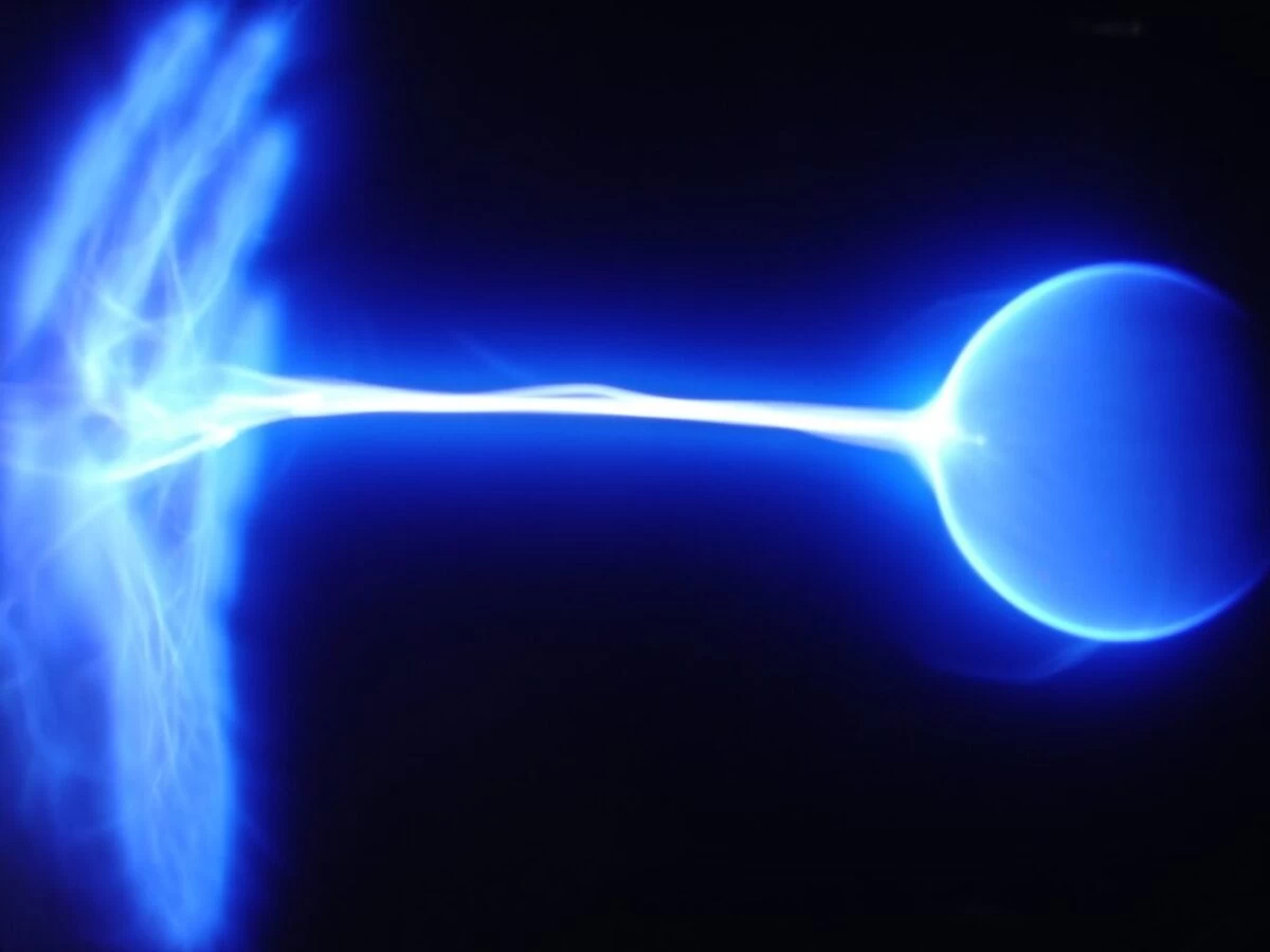 blue and white light illustration