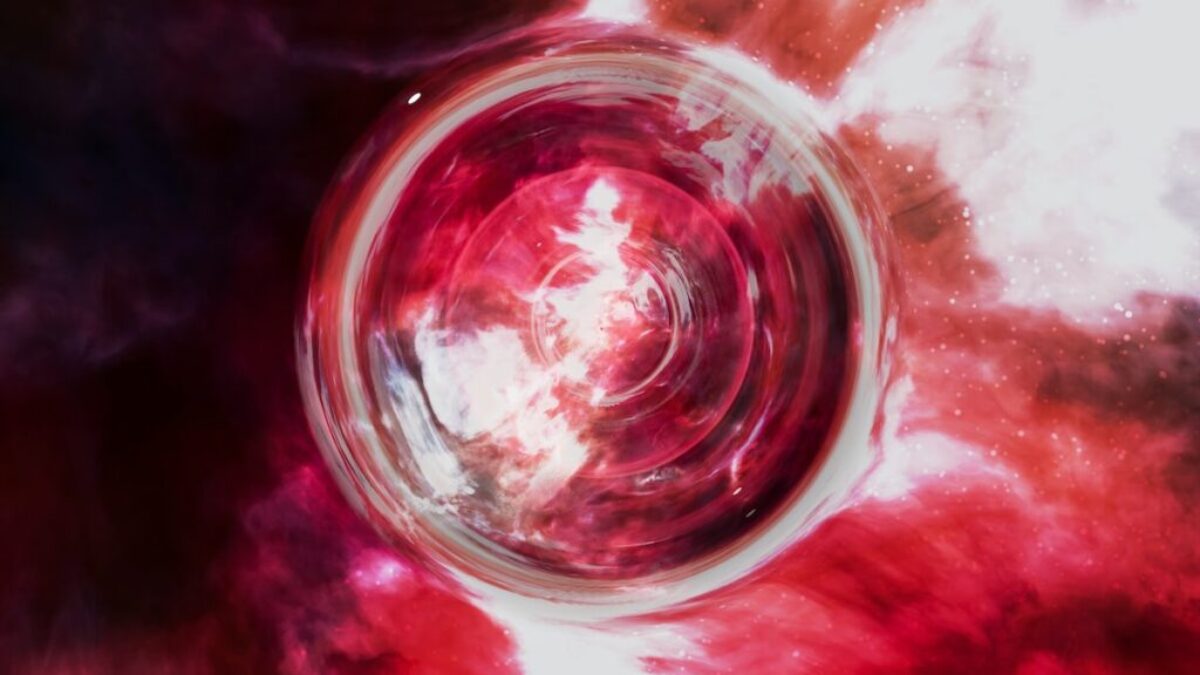 red and white abstract painting