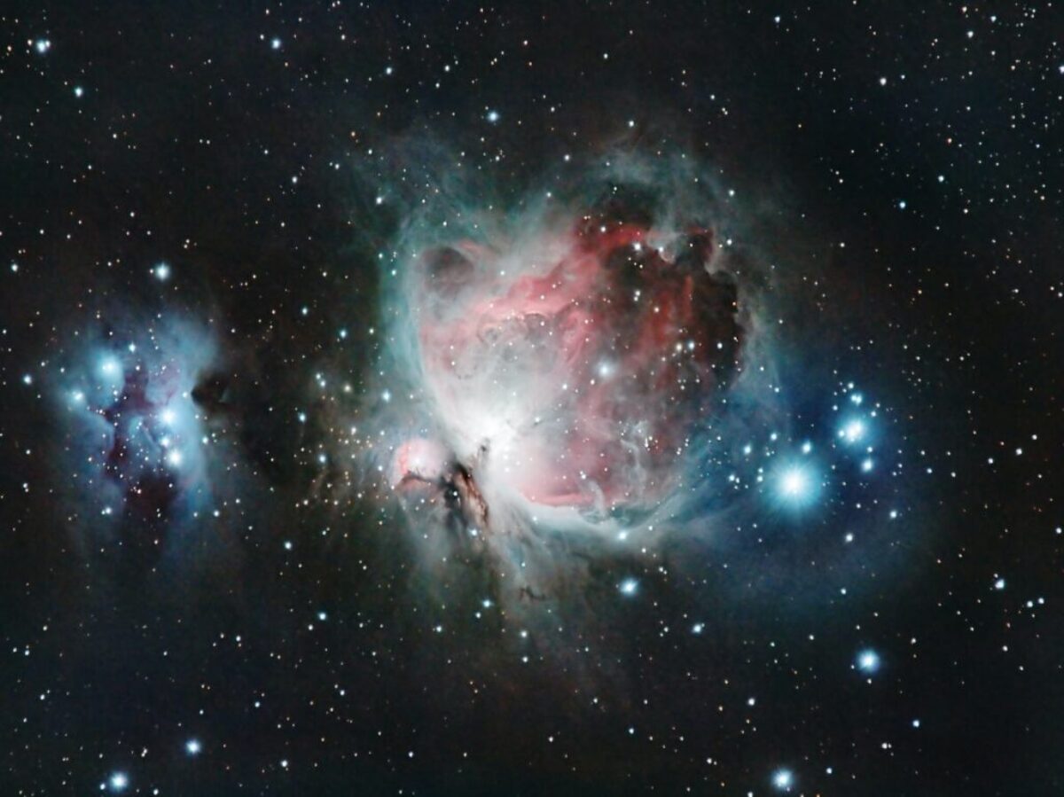 white and blue galaxy with stars