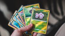 yellow green and red trading card