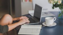 Person Using Black and Silver Laptop Computer