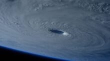 Hurricane as seen from space