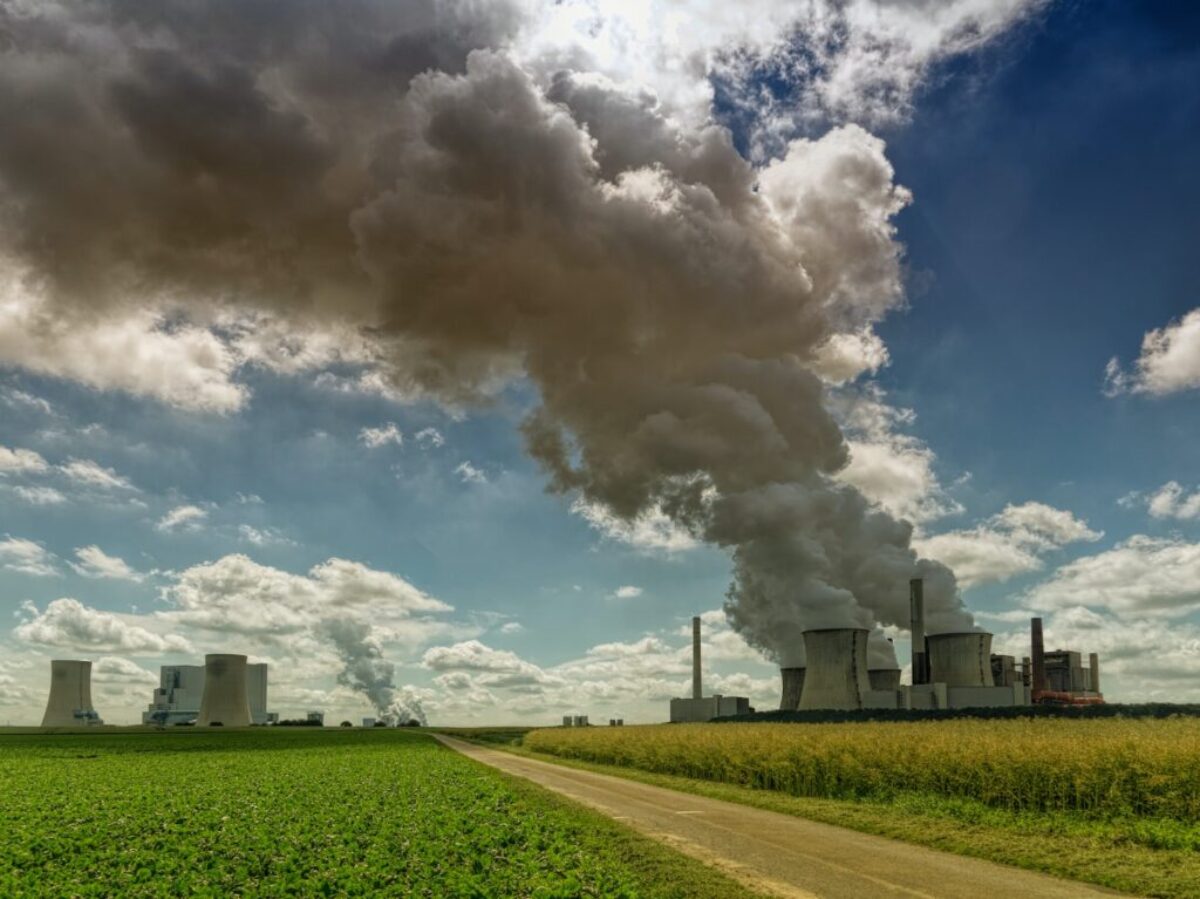 smoking factory during daytime