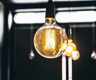 tilt shift lens photography of clear glass bulb