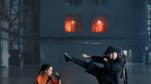 A Man and a Woman Doing Martial Arts