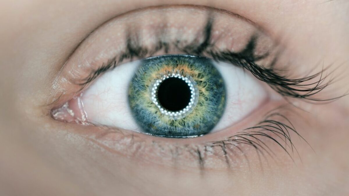 person showing green and black eyelid closeup photography
