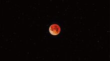 Luna eclipse during nighttime