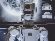 white robot
