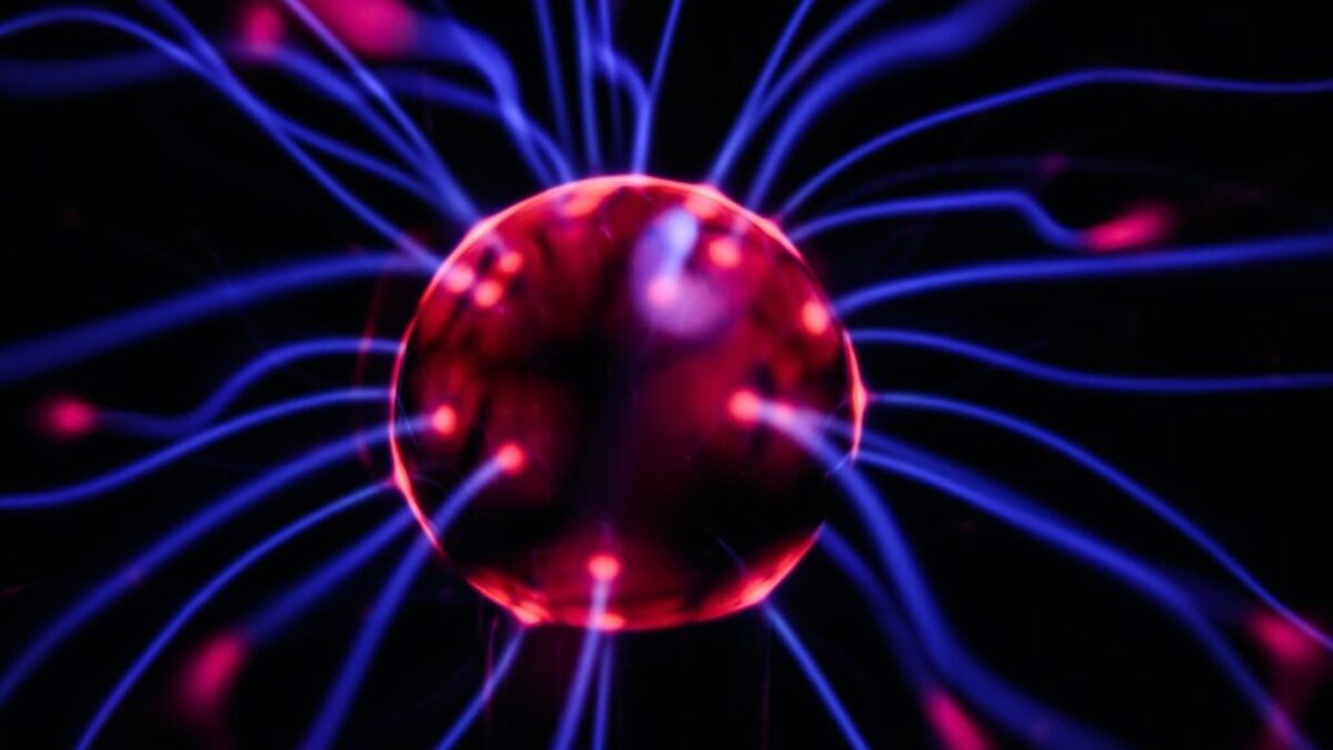 plasma ball digital wallpaper