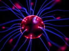 plasma ball digital wallpaper