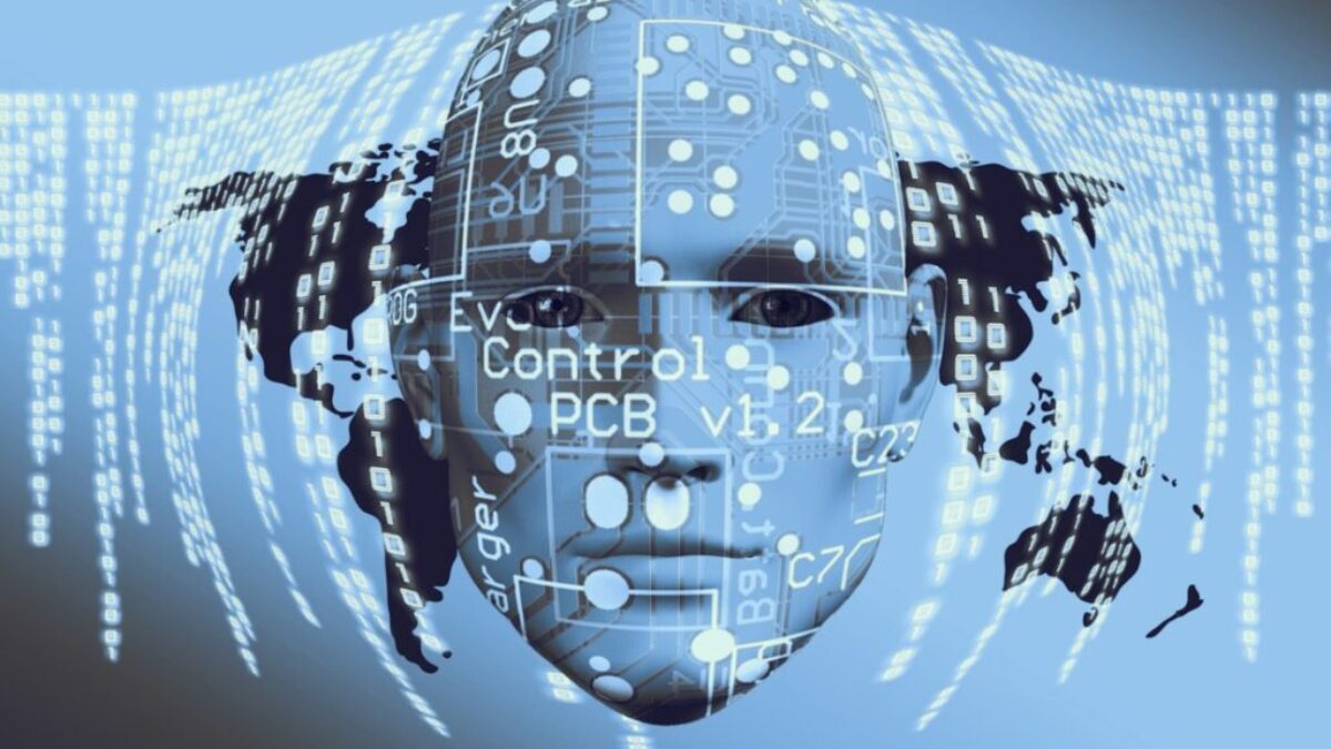 technology, circuit board, face