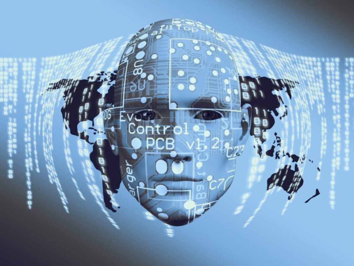technology, circuit board, face