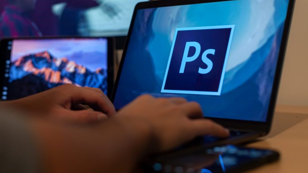 Close-Up Shot of a Person Using a Laptop