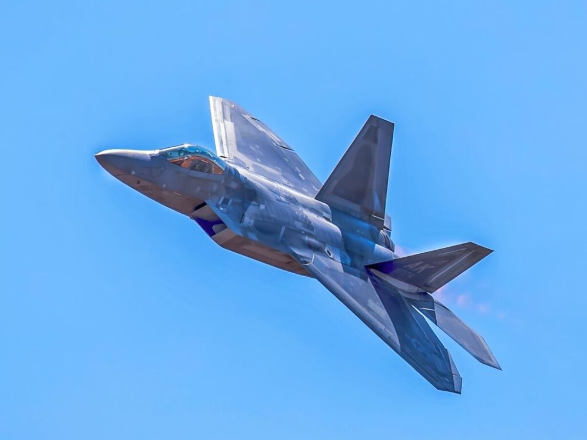 jet on mid air