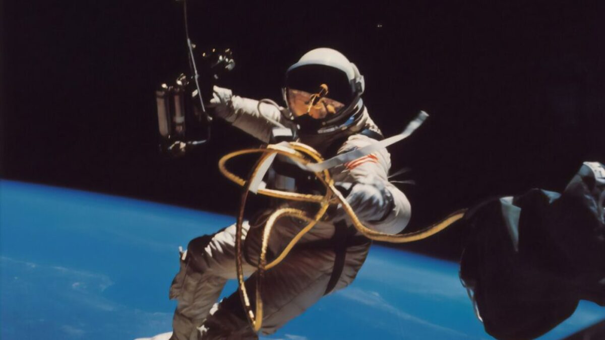 astronaut floating