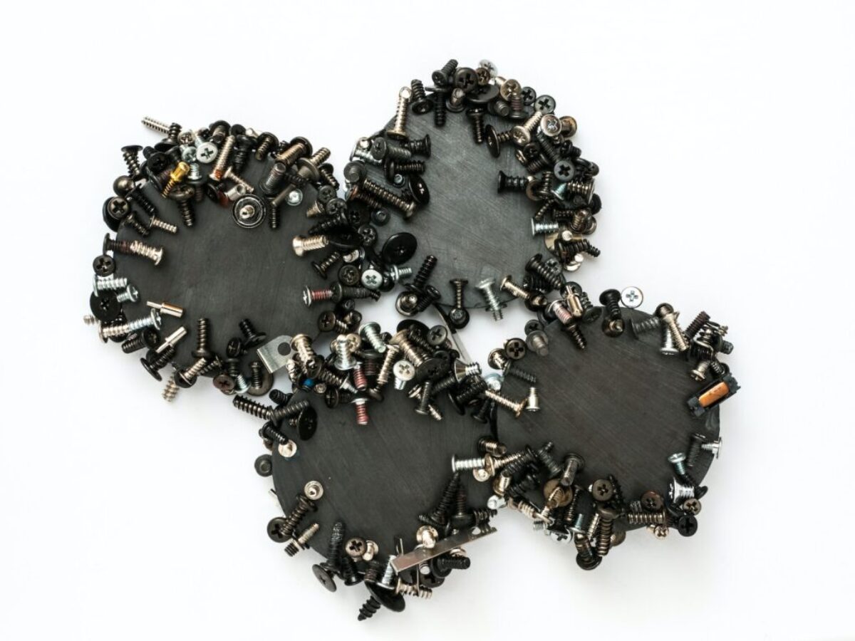 black and gray metal tool