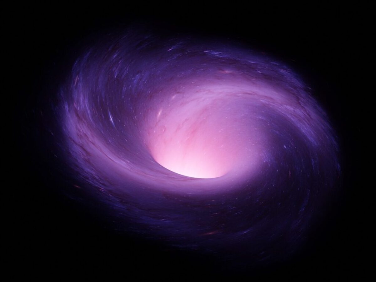 wormhole, galaxy, space