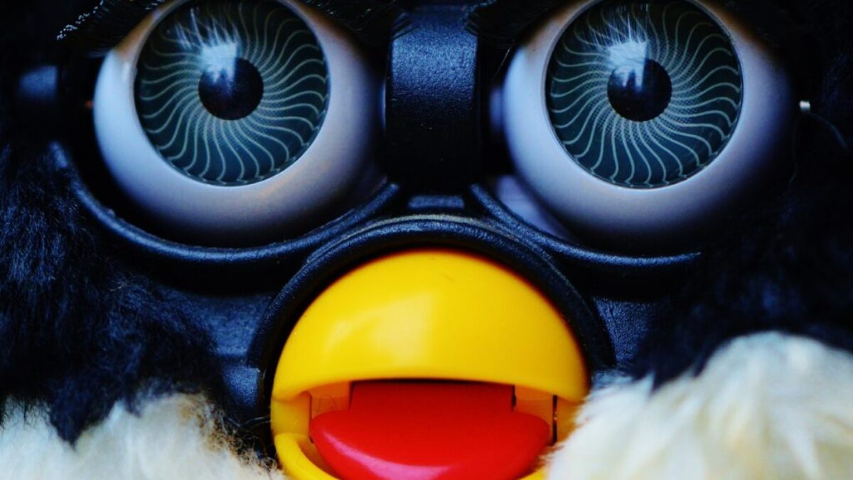 furby, cute, blue eyes