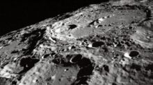 photo of moon surface