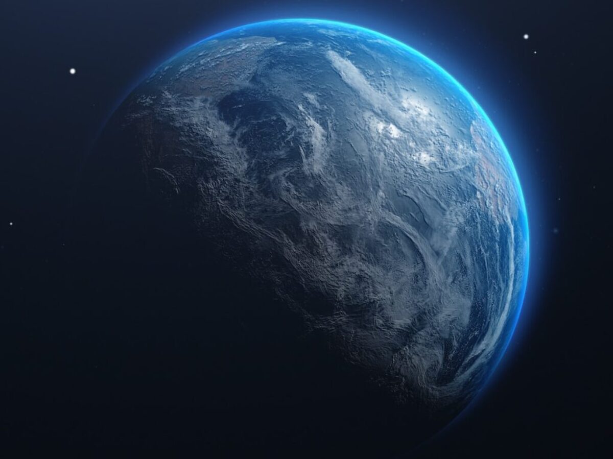 a view of the earth from space