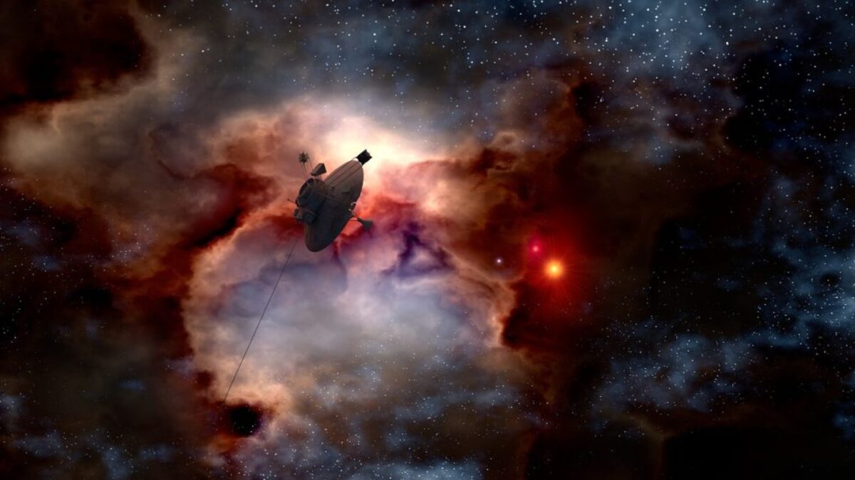 space probe, pioneer 10, gas mist