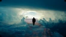 man, stairs, heaven