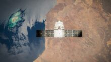 White and Black Satellite