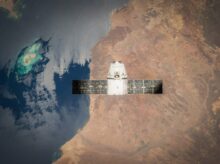 White and Black Satellite